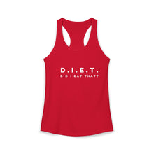 Load image into Gallery viewer, Women's Ideal Racerback Tank- "Did I Eat That"