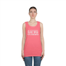 Load image into Gallery viewer, Motivational Tank Top — "Be Stronger Than Your Excuses" Fitness Gym Shirt