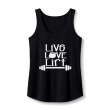 Load image into Gallery viewer, LIVE LOVE LIFT Tank Top — Lightweight Everyday Sleeveless Tee