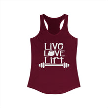 Load image into Gallery viewer, LIVE LOVE LIFT Women's  Racerback Tank