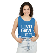 Load image into Gallery viewer, Classic White Tank Top — Lightweight Unisex Garment-Dyed Sleeveless Tee