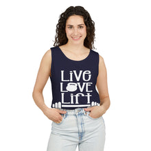 Load image into Gallery viewer, Classic White Tank Top — Lightweight Unisex Garment-Dyed Sleeveless Tee