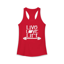 Load image into Gallery viewer, LIVE LOVE LIFT Women's  Racerback Tank