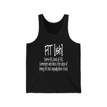 Load image into Gallery viewer, Fitness Tank Top — "FIT(ish)" Funny Gym Motivation Tank