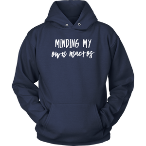 Minding My Own Macros Tees Tanks & Hoodies