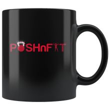 Load image into Gallery viewer, POSHnFIT Signature Collection- Blk Mug