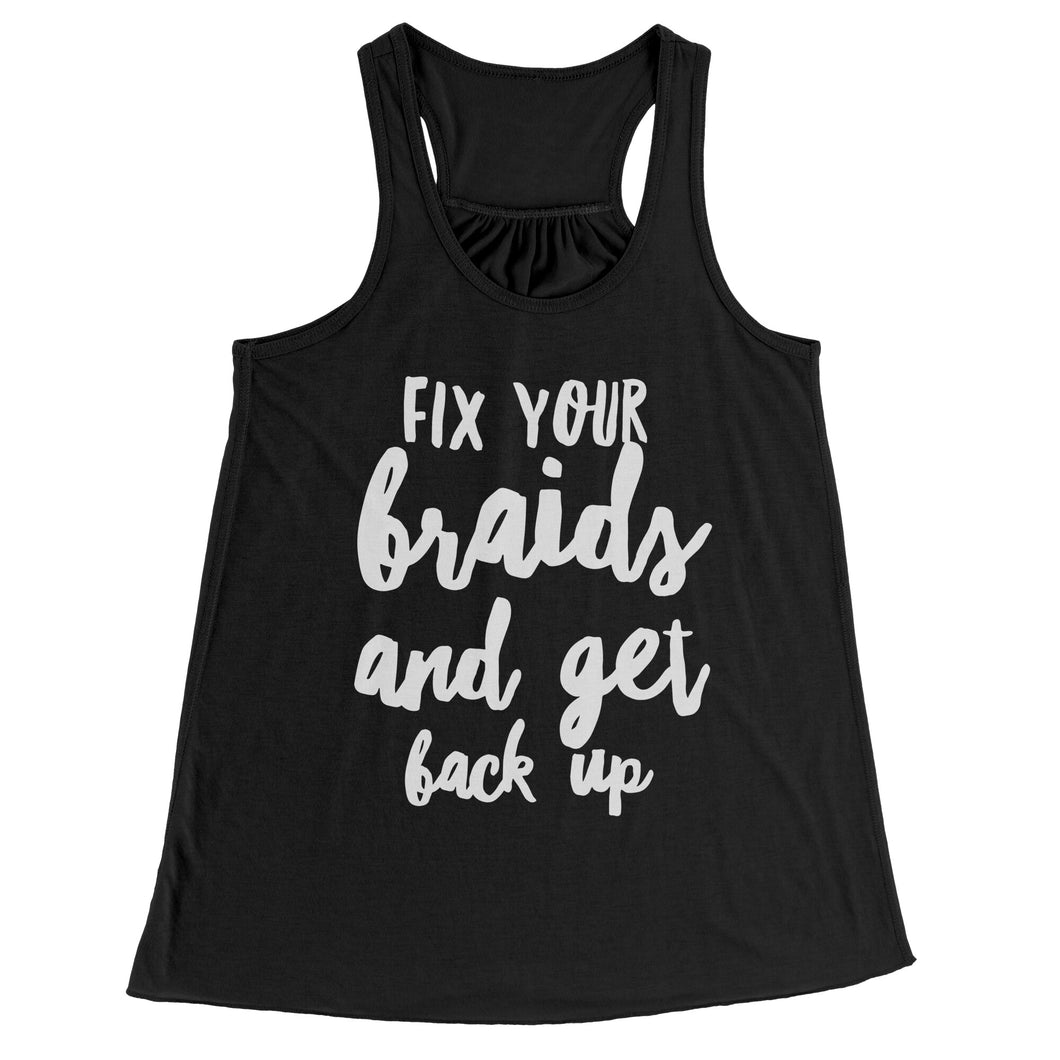 FIX THAT PONYTAIL FLOWY TANK