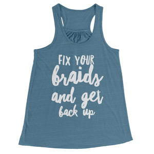 FIX THAT PONYTAIL FLOWY TANK