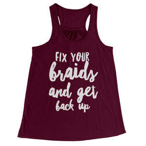 FIX THAT PONYTAIL FLOWY TANK