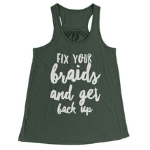 Load image into Gallery viewer, FIX THAT PONYTAIL FLOWY TANK