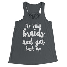 Load image into Gallery viewer, FIX THAT PONYTAIL FLOWY TANK