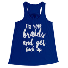 Load image into Gallery viewer, FIX THAT PONYTAIL FLOWY TANK