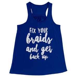 FIX THAT PONYTAIL FLOWY TANK