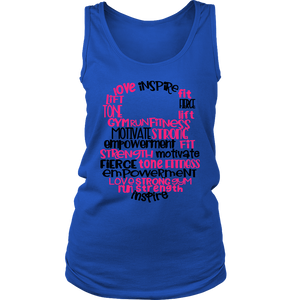 Kettle Bell Inspiration_Pink and Blk Tank