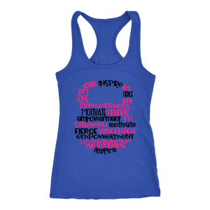 Kettle Bell Inspiration_Pink and Blk Tank