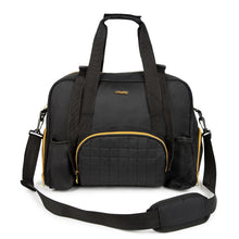 Load image into Gallery viewer, GRAB IT &amp; GO FITNESS TRAVEL DUFFEL BAG- BLACK -NON- QUILTED OUTER