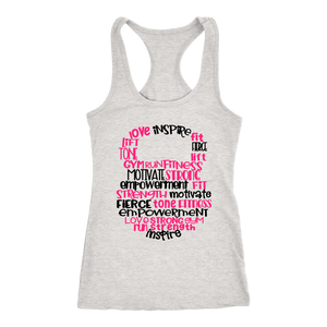 Kettle Bell Inspiration_Pink and Blk Tank