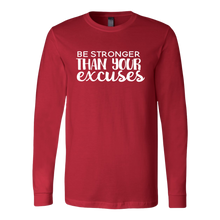 Load image into Gallery viewer, Stronger than My Excuses- Long Sleeve Tee