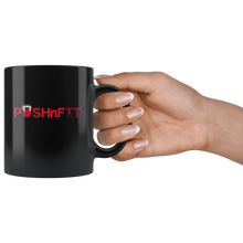 Load image into Gallery viewer, POSHnFIT Signature Collection- Blk Mug