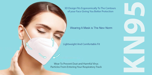 (PACK OF 5) KN95 Masks