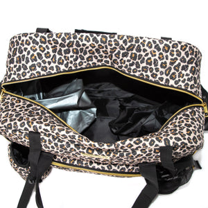 GRAB IT & GO FITNESS TRAVEL DUFFEL BAG- ANIMAL PRINT