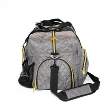 Load image into Gallery viewer, GRAB IT &amp; GO FITNESS TRAVEL DUFFEL BAG- SLATE QUILTED