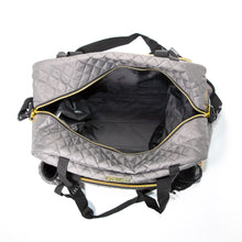 Load image into Gallery viewer, GRAB IT &amp; GO FITNESS TRAVEL DUFFEL BAG- SLATE QUILTED