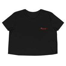 Load image into Gallery viewer, EMBROIDERED-POSHnFIT Crop Tee
